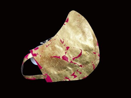 Paper with Gold Leaf Mask